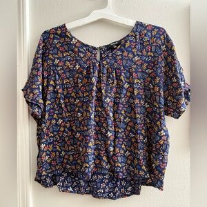 Madewell NWOT Floral Top